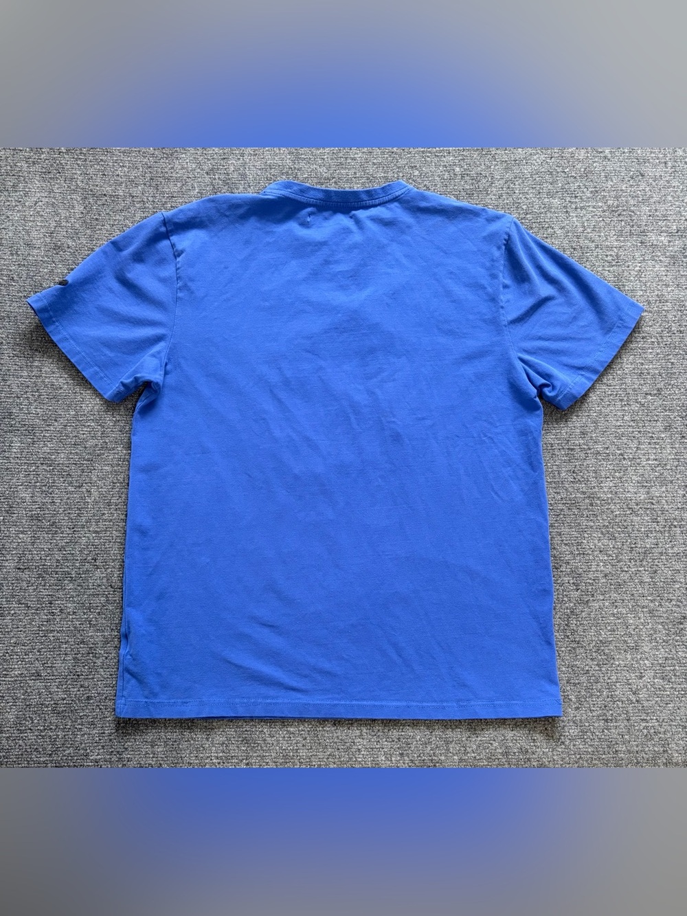 BKYS Mens M Lucky Charm Bunny Blue Graphic T Shirt Embroidered Applique - Picture 10 of 12